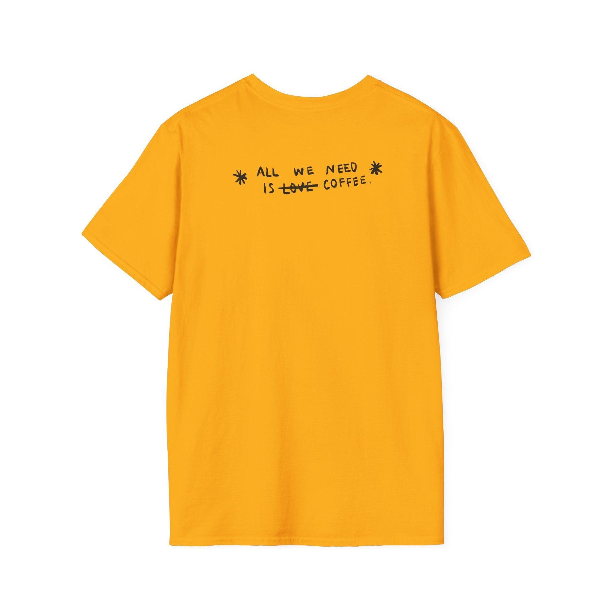 Coffee Vibes T-shirt - Gift for Digital Nomads, Creatives & Developers | Work-From-Anywhere Shirt - Monoku Store