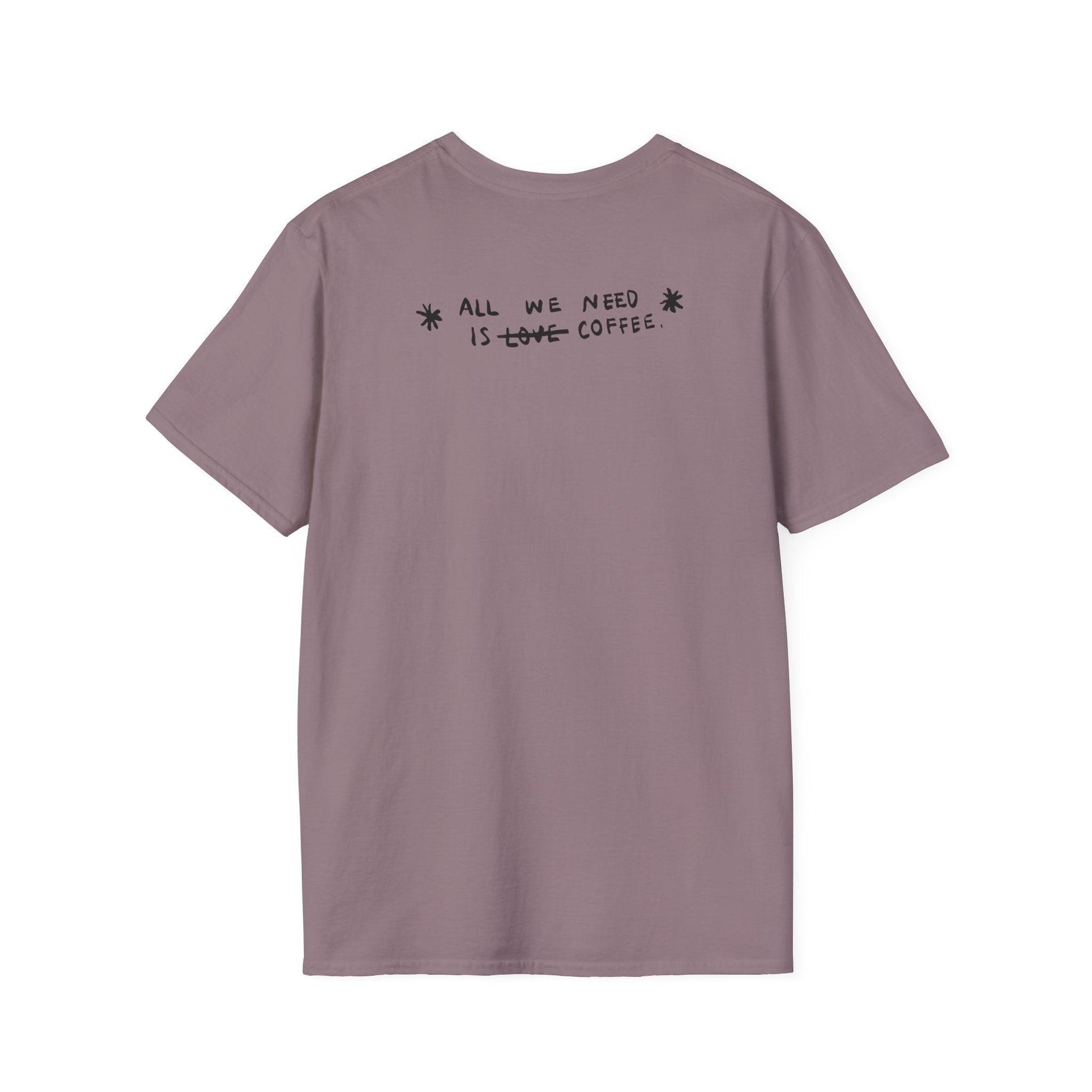 Coffee Vibes T-shirt - Gift for Digital Nomads, Creatives & Developers | Work-From-Anywhere Shirt - Monoku Store