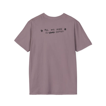 Coffee Vibes T-shirt - Gift for Digital Nomads, Creatives & Developers | Work-From-Anywhere Shirt - Monoku Store