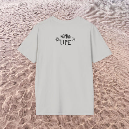 Nomad Life T-Shirt - Digital Nomad Gift, Adventure Tee for Travelers & Remote Workers - Monoku Store