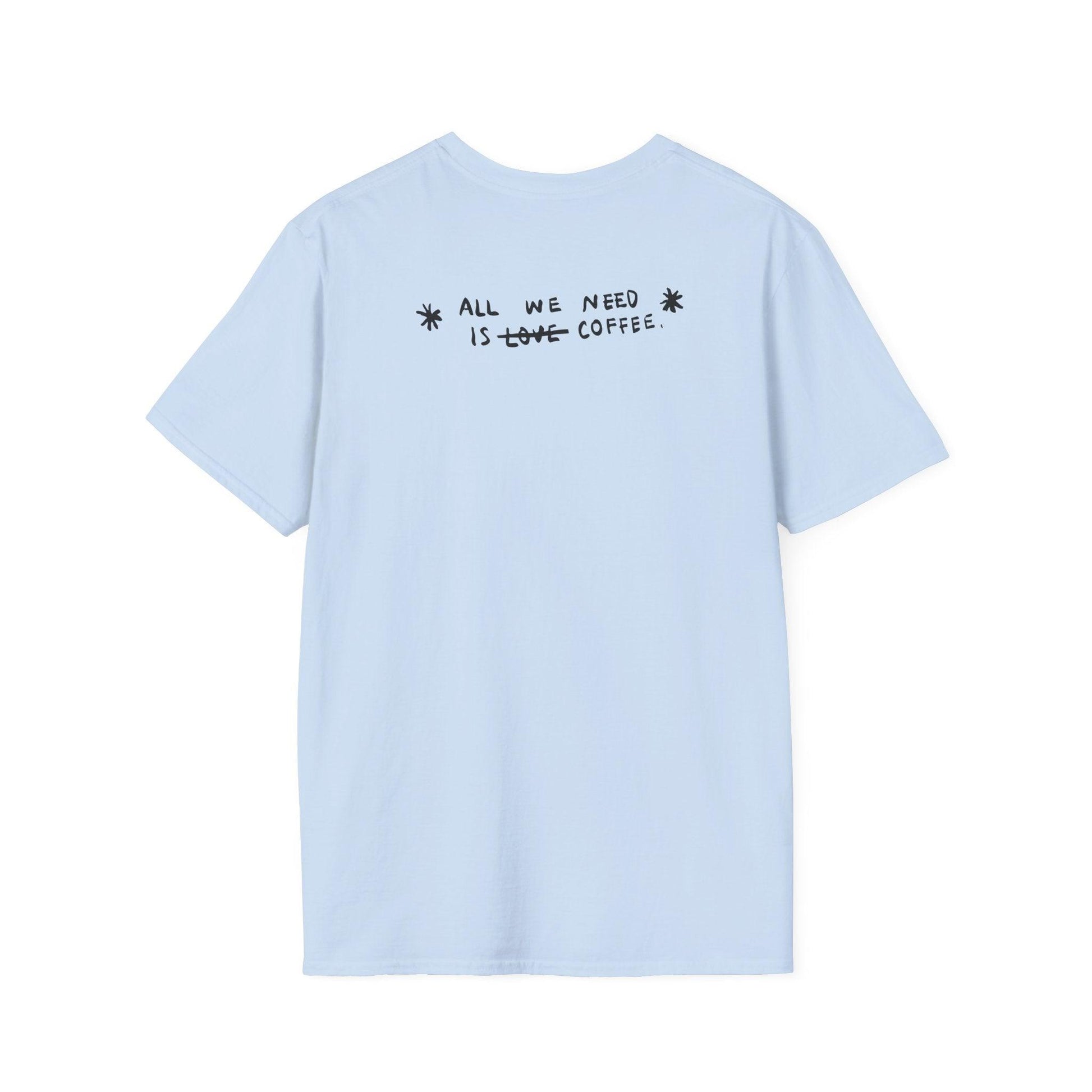 Coffee Vibes T-shirt - Gift for Digital Nomads, Creatives & Developers | Work-From-Anywhere Shirt - Monoku Store