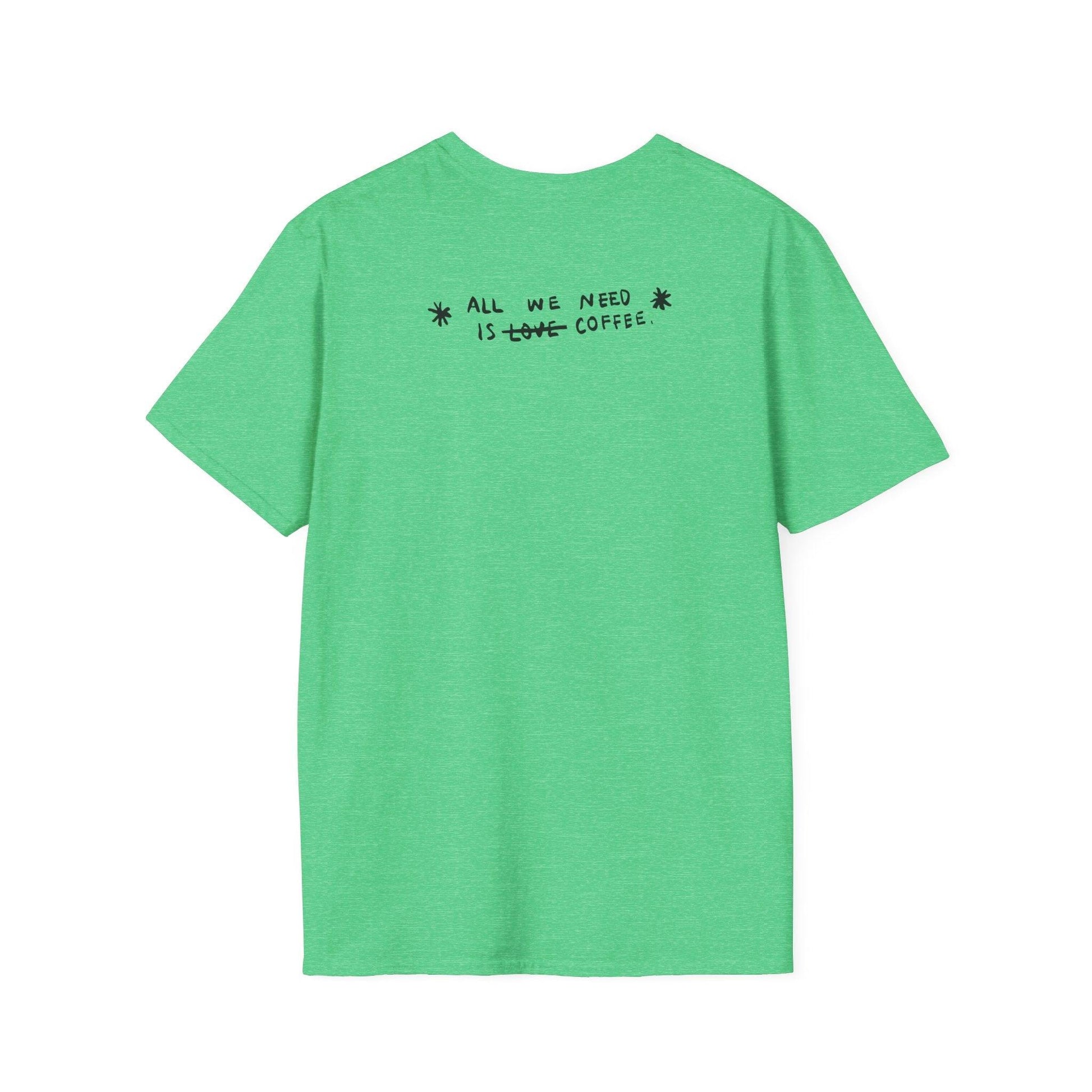 Coffee Vibes T-shirt - Gift for Digital Nomads, Creatives & Developers | Work-From-Anywhere Shirt - Monoku Store