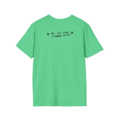 Coffee Vibes T-shirt - Gift for Digital Nomads, Creatives & Developers | Work-From-Anywhere Shirt - Monoku Store