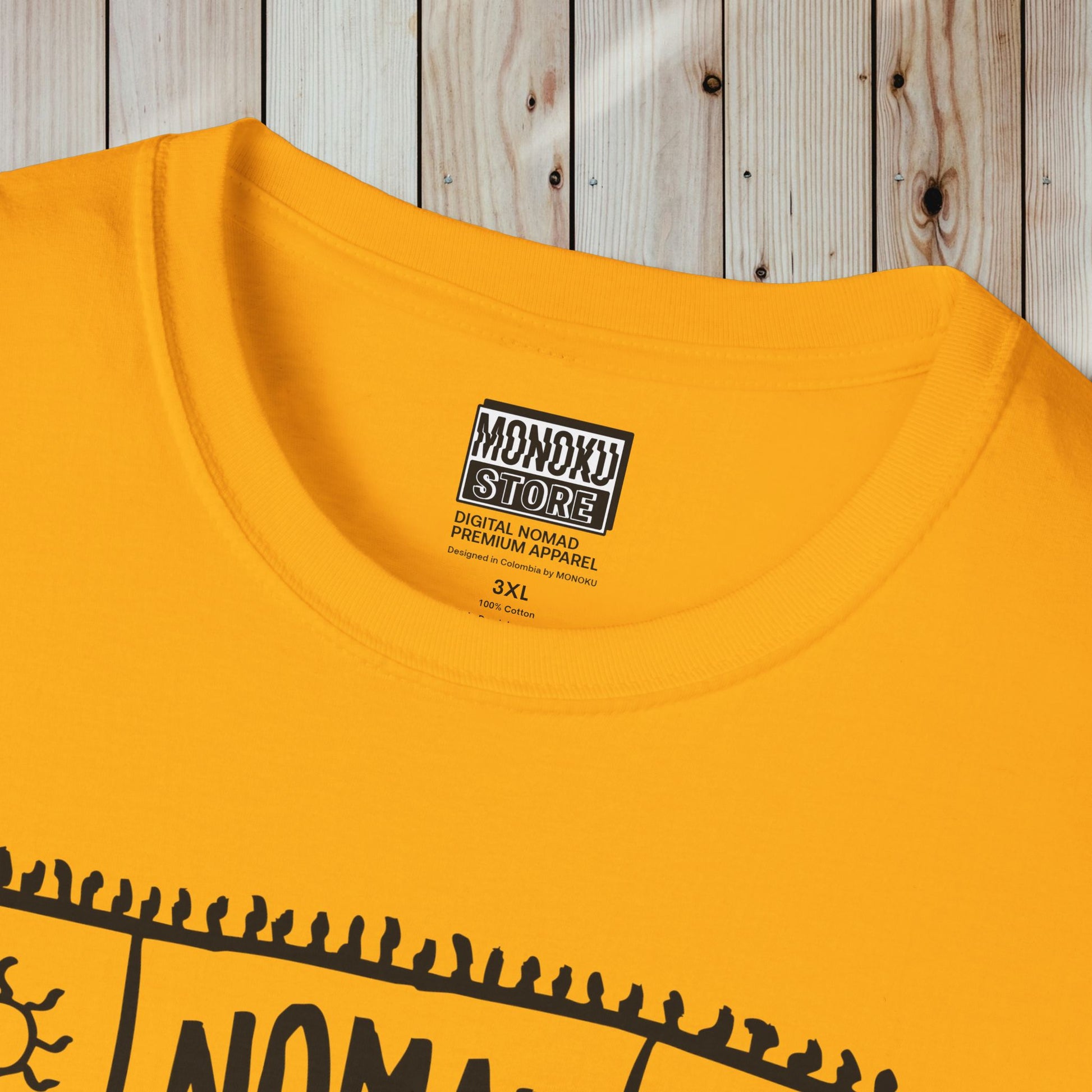Nomad Life T-Shirt - Digital Nomad Gift, Adventure Tee for Travelers & Remote Workers - Monoku Store