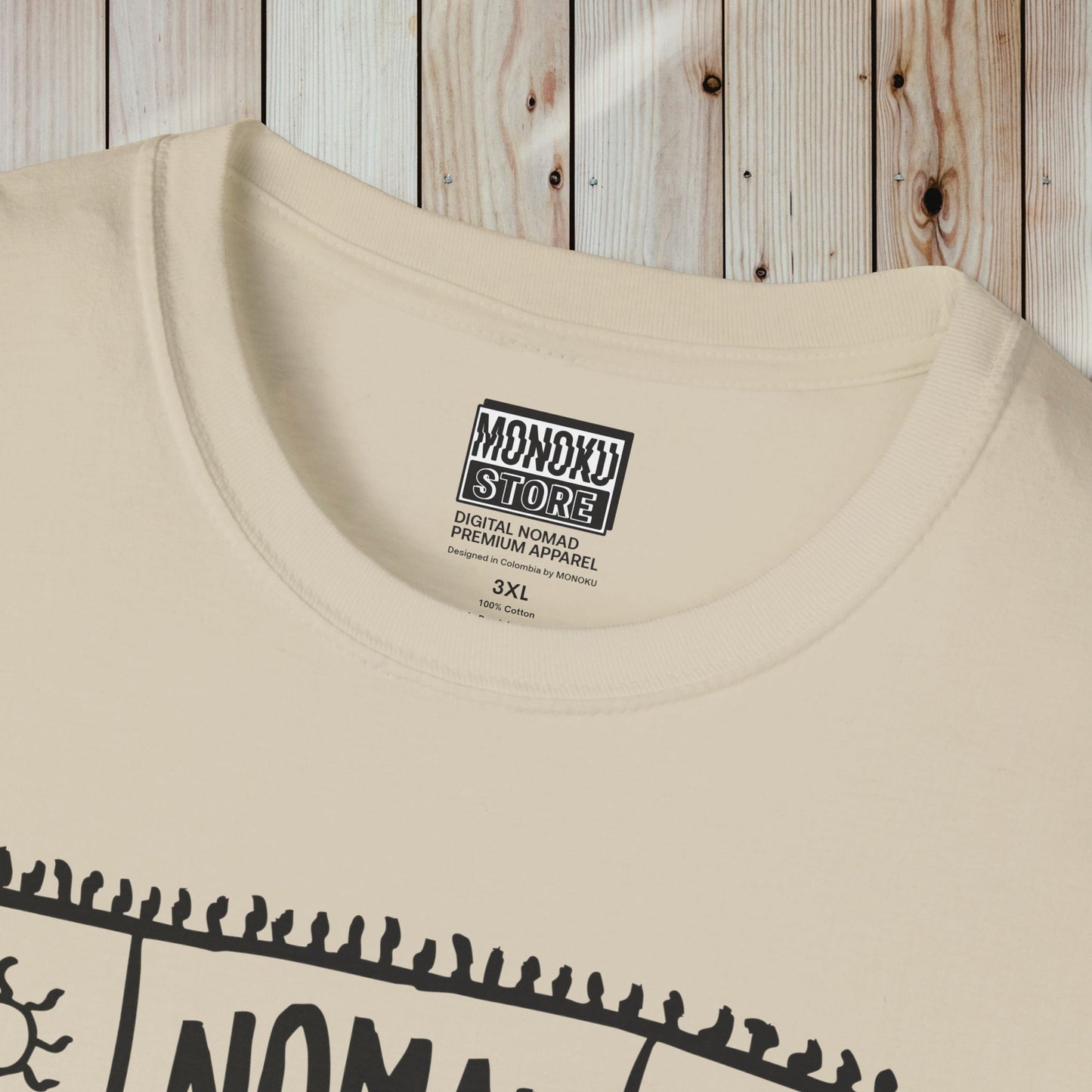 Nomad Life T-Shirt - Digital Nomad Gift, Adventure Tee for Travelers & Remote Workers - Monoku Store