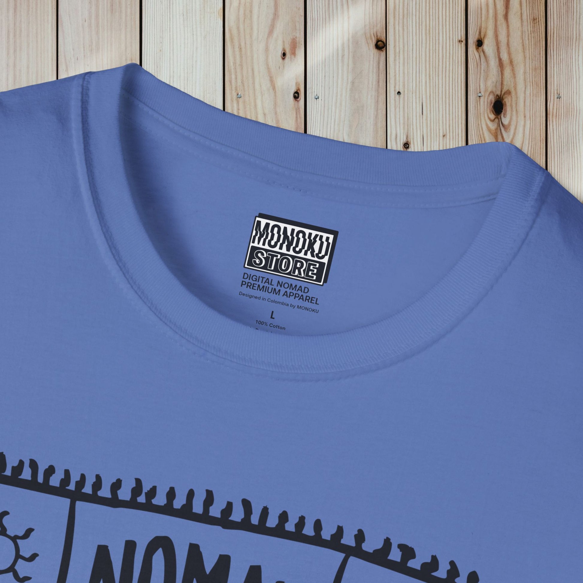 Nomad Life T-Shirt - Digital Nomad Gift, Adventure Tee for Travelers & Remote Workers - Monoku Store