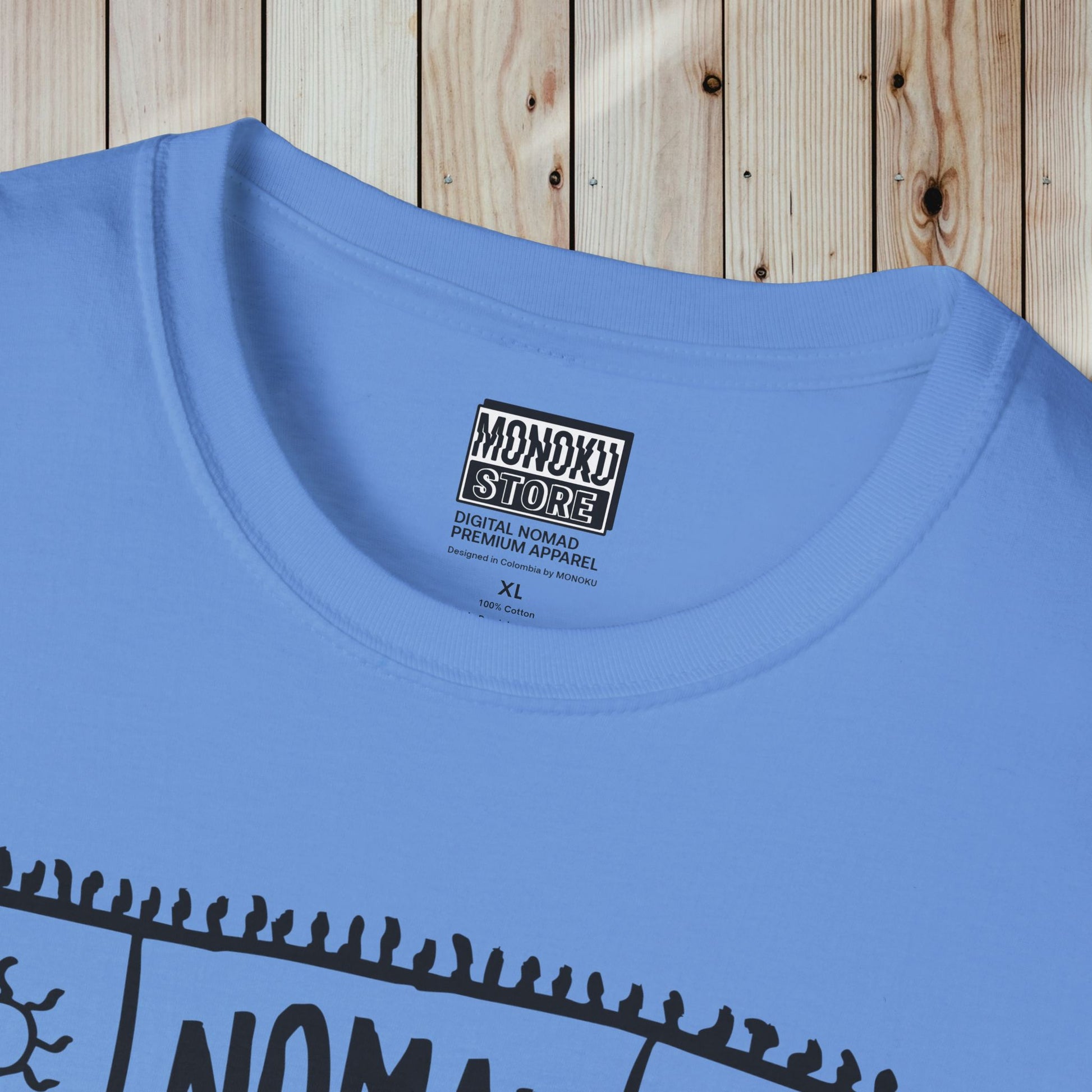Nomad Life T-Shirt - Digital Nomad Gift, Adventure Tee for Travelers & Remote Workers - Monoku Store
