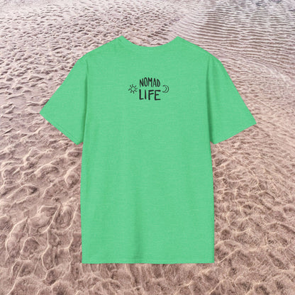 Nomad Life T-Shirt - Digital Nomad Gift, Adventure Tee for Travelers & Remote Workers - Monoku Store